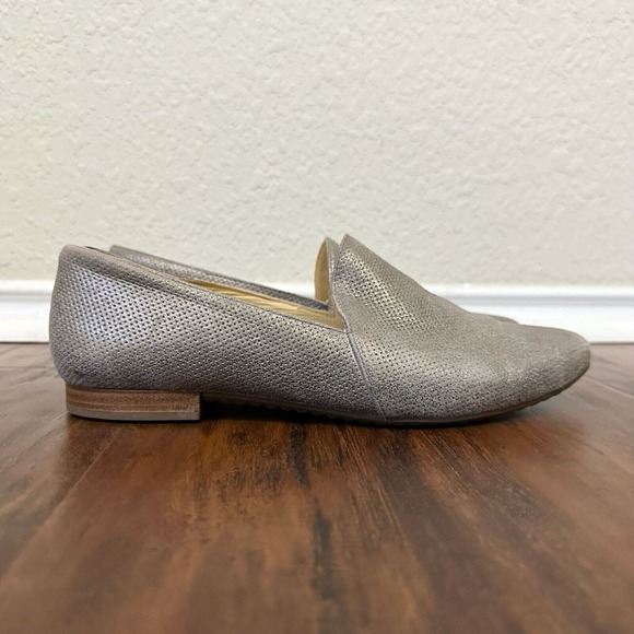 PAUL GREEN Slip On Loafers Flats in Metallic Gold Leather - Picture 1 of 11